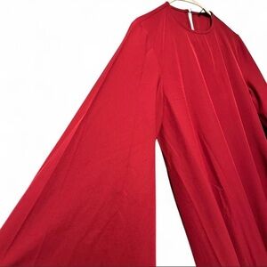 Red long sleeve dress/abaya/kaftan